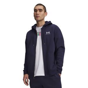 Under Armour UA Icon Fleece Full Zip Hoodie Men’s Size l XL Blue